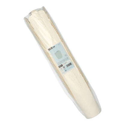 Opakowanie 50 kwadratowych Starpak „To Go” Snackboxów (550 ml) z przezroczystego plastiku z niebiesko-białą etykietą, idealne na posiłki lub przekąski w podróży.