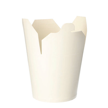 Starpak 50 Snackboxów "To Go" prostokątne - 750 ml to proste białe papierowe pojemniki na wynos z częściowo otwartymi klapkami, idealne na zamówienia na wynos i przekąski. Marka: Starpak.