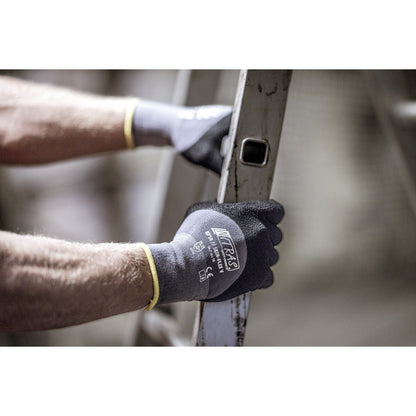 NITRAS SKIN FLEX V, rękawice montażowe, kolor szaro-czarny