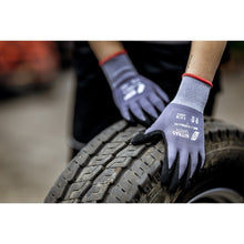 NITRAS FLEXIBLE FIT, rękawice montażowe, szaro-czarne