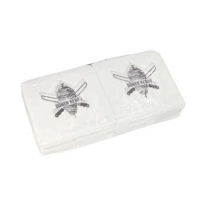 PAPSTAR torby na kebab 16x16 cm, białe, w opakowaniu z folii termokurczliwej (1000 sztuk) - idealne dla barów szybkiej obsługi; praktyczne opakowanie ze szpikulcem do kebaba i motywem "Döner Kebab" od PAPSTAR GmbH.