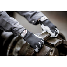 NITRAS DEXTER 1, rękawice mechaniczne, kolor szaro-czarny