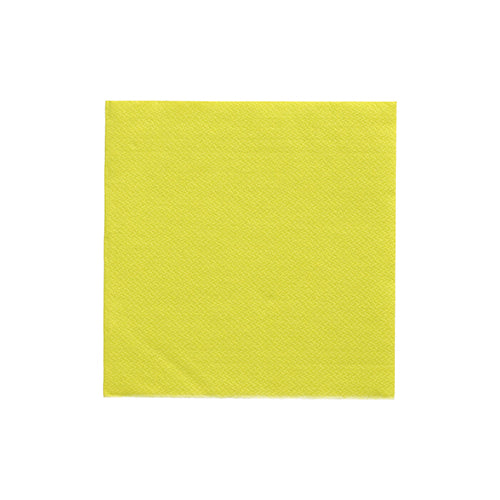 Pojedyncza PAPSTAR serwetka 1/4-złożenie, 24x24 cm w kolorze limonkowym z "DAILY Collection" (20 sztuk), od PAPSTAR GmbH, leży płasko na białym tle - nieużywana, z widoczną strukturą - idealna do stylowej dekoracji stołu.