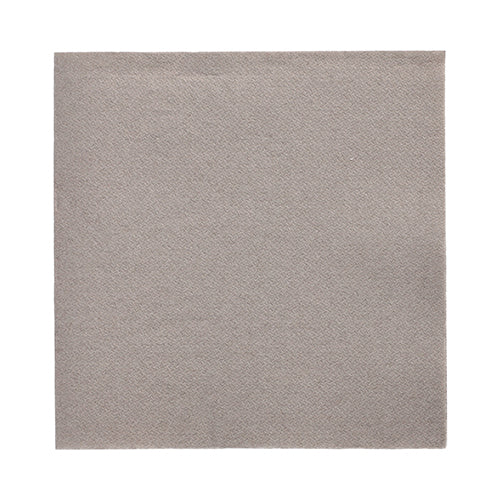 Die PAPSTAR 20 Servietten "DAILY Collection" 1/4-Falz 32x32cm der PAPSTAR GmbH sind hellgraue, dezent strukturierte Servietten, die sich ideal zur Tischdekoration eignen und auf weißem Untergrund abgebildet sind.
