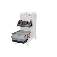 Zestaw prasy płaskiej Numatic SRK3S-VA, wiadro 2 x 22 litry, miska na wiadro | Opakowanie (1 szt.)