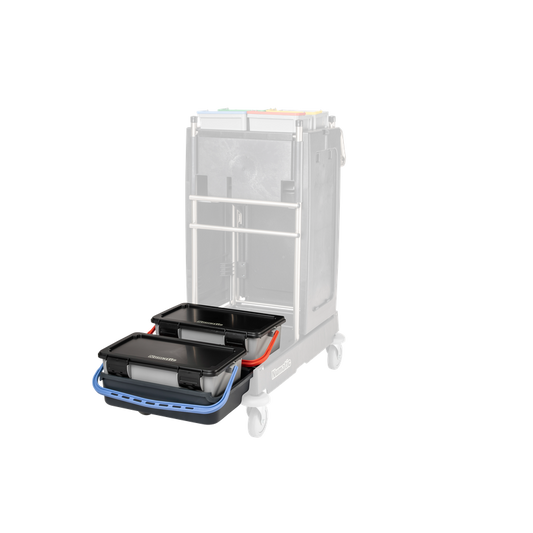 Numatic SRK 25 - 2 x pojemnik na mop Mopmatic MK1 i miska do MK1 czarna, w komplecie. śruba mocująca | Opakowanie (1 szt.)