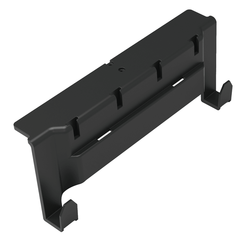 Numatic Toolbar z 2 hakami i czterema T-slotami, do zamocowania uchwytu na kij, haków lub T | Opakowanie (1 sztuka) 