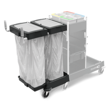 Zestaw uzupełniający do pojemnika na odpady Numatic 240 litrów do SM-4, malowany proszkowo, czarny (Reflo) | Opakowanie (1 szt.)