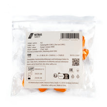 Zatyczki do uszu NITRAS, pomarańczowe, EN 352, torebka foliowa po 5 par | Opakowanie (1 szt.)