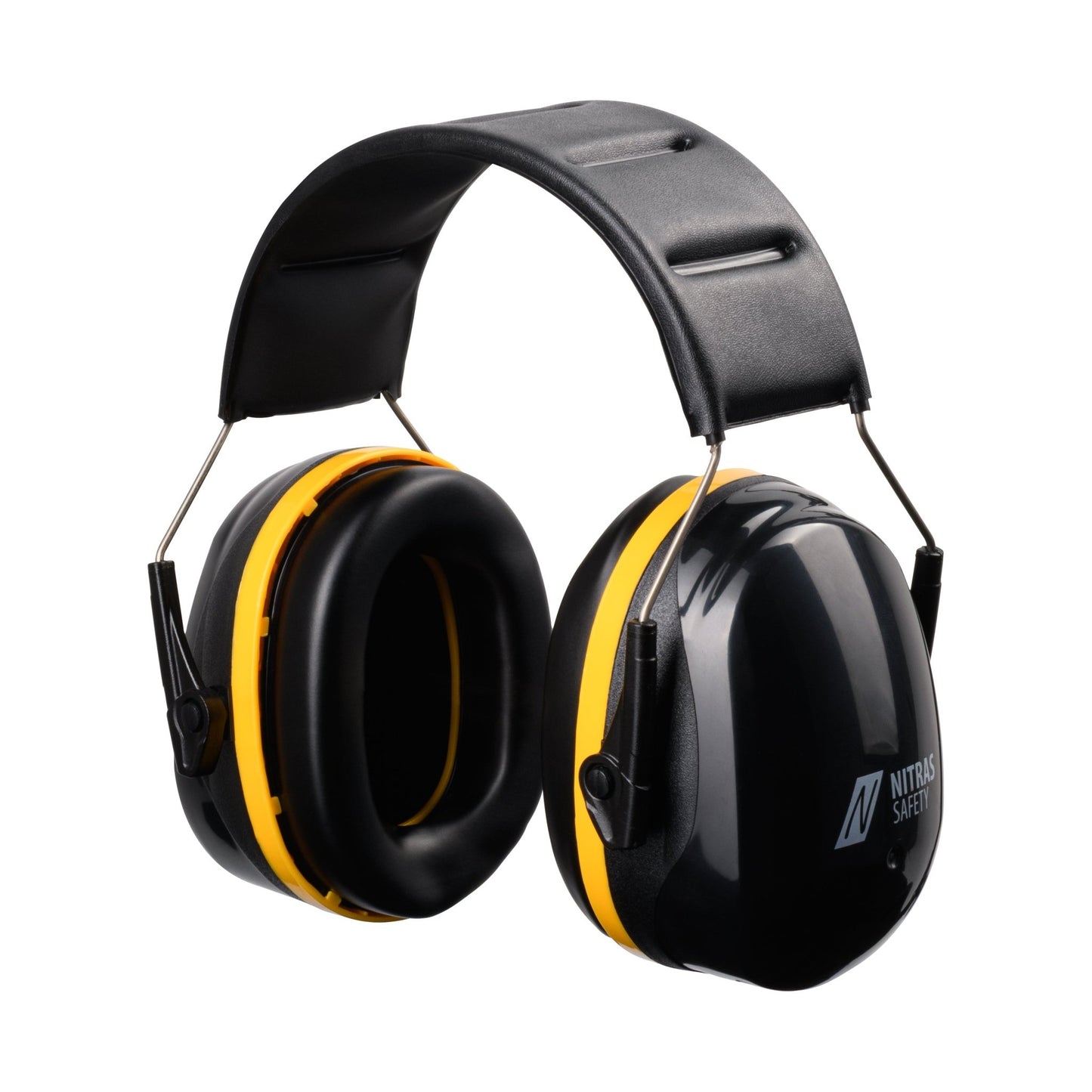 NITRAS MUTE DEFENDER PRO, nauszniki, czarno-żółte, tworzywo sztuczne EN 352-1 | Opakowanie (1 szt.)