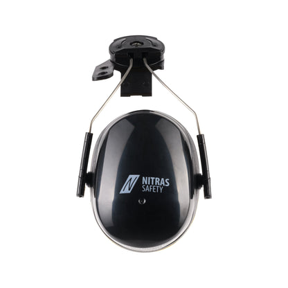 NITRAS MUTE DEFENDER PRO, nauszniki, czarno-żółte, tworzywo sztuczne EN 352-3 | Opakowanie (1 szt.)