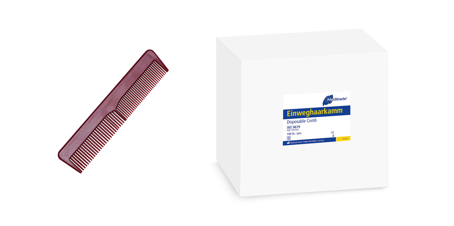 Jednorazowy grzebień do włosów | Opakowanie (100 sztuk)