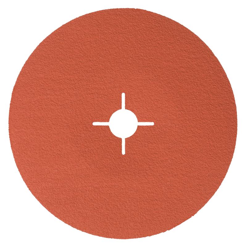 Dysk fibrowy 3M™ Cubitron™ II 987C, 180 mm x 22 mm, 80+, szczelinowy | Opakowanie (25 sztuk)