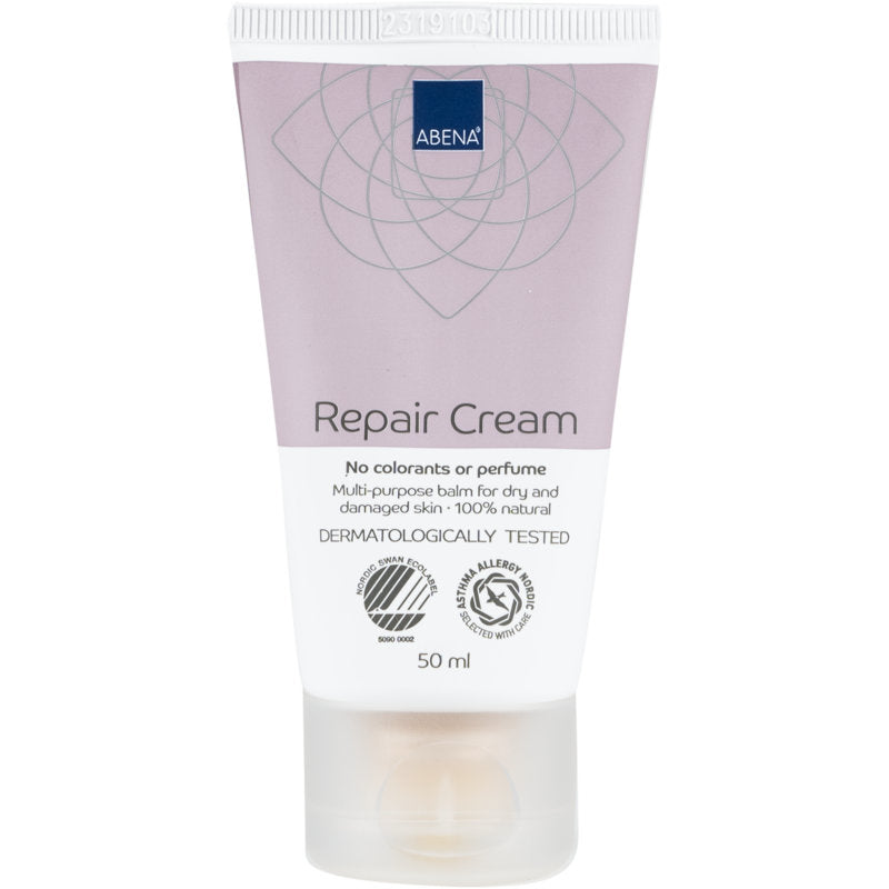Abena Re-Seller GmbH Repair Creme, 100% lanolina, 50 ml, bezzapachowy i testowany dermatologicznie, idealny dla suchej skóry. Bez barwników i perfum (karton z 6 opakowaniami).