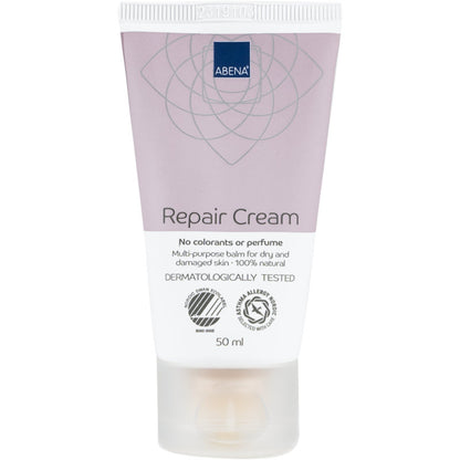 Abena Re-Seller GmbH Repair Creme, 100% lanolina, 50 ml, bezzapachowy i testowany dermatologicznie, idealny dla suchej skóry. Bez barwników i perfum (karton z 6 opakowaniami).