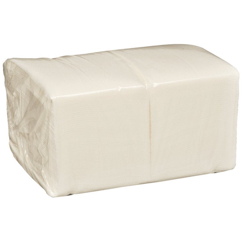 Przezroczyste opakowanie zawierające 100 złożonych jednorazowych myjek Abena Re-Seller GmbH, Airlaid, 20x30 cm, białe, jest przedstawione na jednolicie białym tle - idealne do rutynowej pielęgnacji ciała.