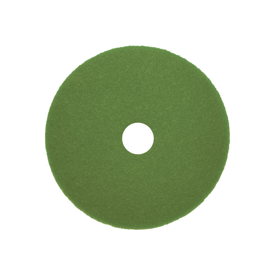 Ein Arcora Sunshine Final No4 grüner kreisförmiger Block mit Mittelloch (Karton, 10 Stück) ist vor einem weißen Hintergrund abgebildet.