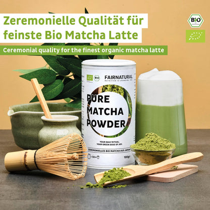 Ceremonialny organiczny proszek matcha z Japonii