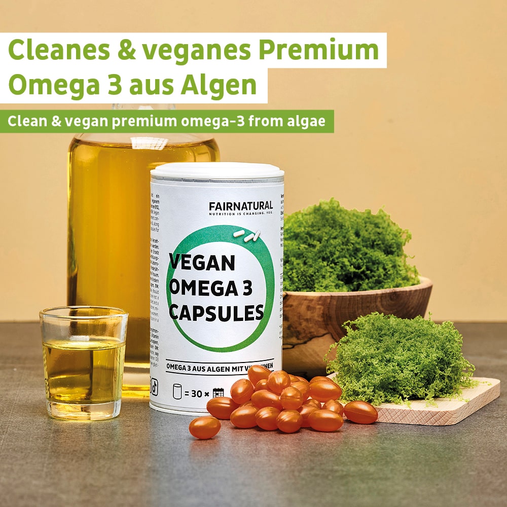 Wegańskie kapsułki Omega 3 z alg