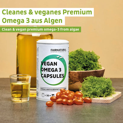 Wegańskie kapsułki Omega 3 z alg