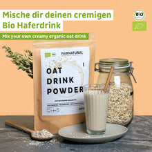 Organiczne mleko owsiane w proszku
