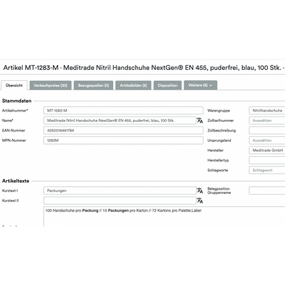 Zrzut ekranu z listą stron internetowych dla „Altruan UnitTable Sync: Weclapp Verpackungseinheiten und Stücklistengenerator“ na Amazon, w tym szczegóły produktu, takie jak typ, rozmiar, rynek.