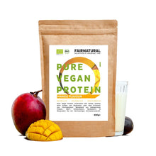 Organiczne wegańskie białko w proszku mango bez soi