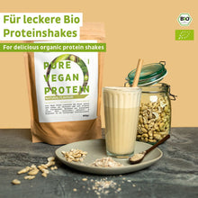 Organiczne wegańskie białko w proszku waniliowe bez soi