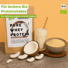 Organiczne białko serwatkowe w proszku kokosowym