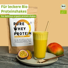 Organiczne białko serwatkowe w proszku Mango