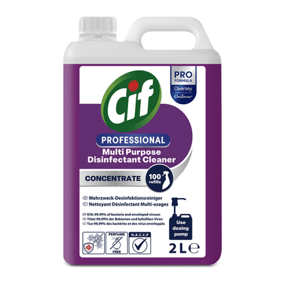 Cif Professional Skoncentrowany uniwersalny środek dezynfekujący | Kanister (2 l)