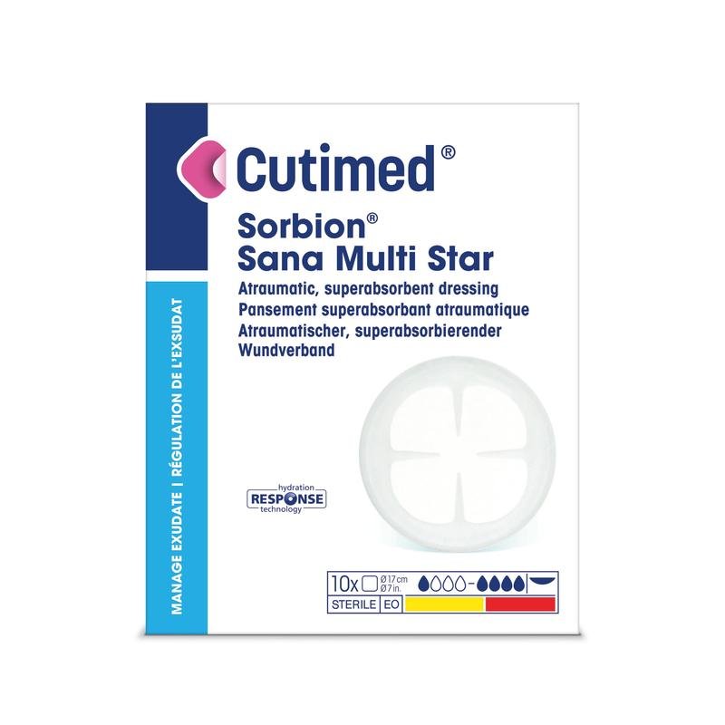 Cutimed Sorbion Sana Multi Star, opatrunek na rany