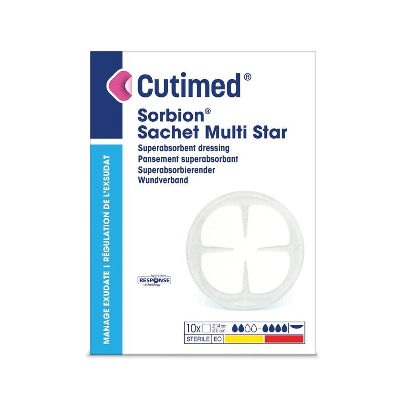 Cutimed Sorbion Sachet Multi Star, opatrunek na rany