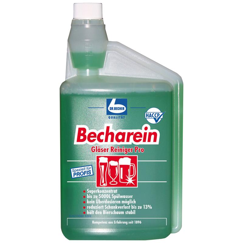 Dr. Becher Szklanki Becharin Cleaner Pro, 1 litr | Butelka (1000 ml)