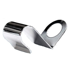 Dr. Schumacher Descoflex Mobilhalter MH | Sztuka (1 sztuka) firmy Dr. Schumacher GmbH to błyszczący, zakrzywiony metalowy uchwyt z płaskim końcem i okrągłym otworem, który zapewnia stabilne trzymanie urządzeń mobilnych.