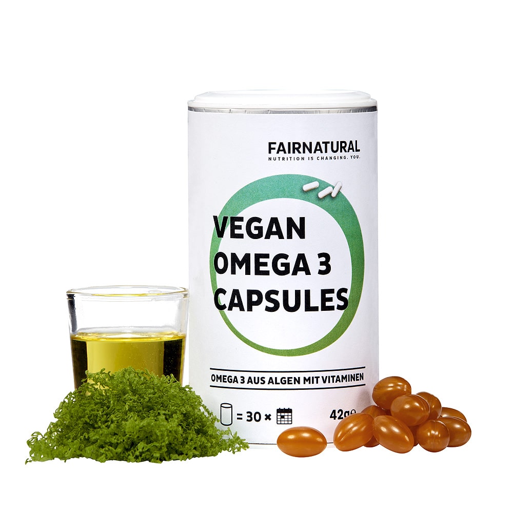 Wegańskie kapsułki Omega 3 z alg