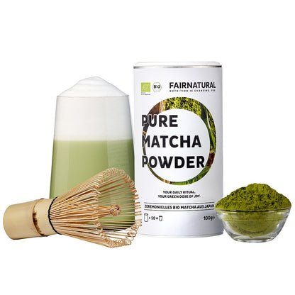 Ceremonialny organiczny proszek matcha z Japonii