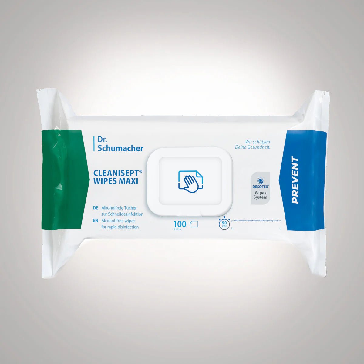 Dr Schumacher Cleanisept® Wipes Maxi Desinxection Ręczniki | Pakiet (100 ręczników)