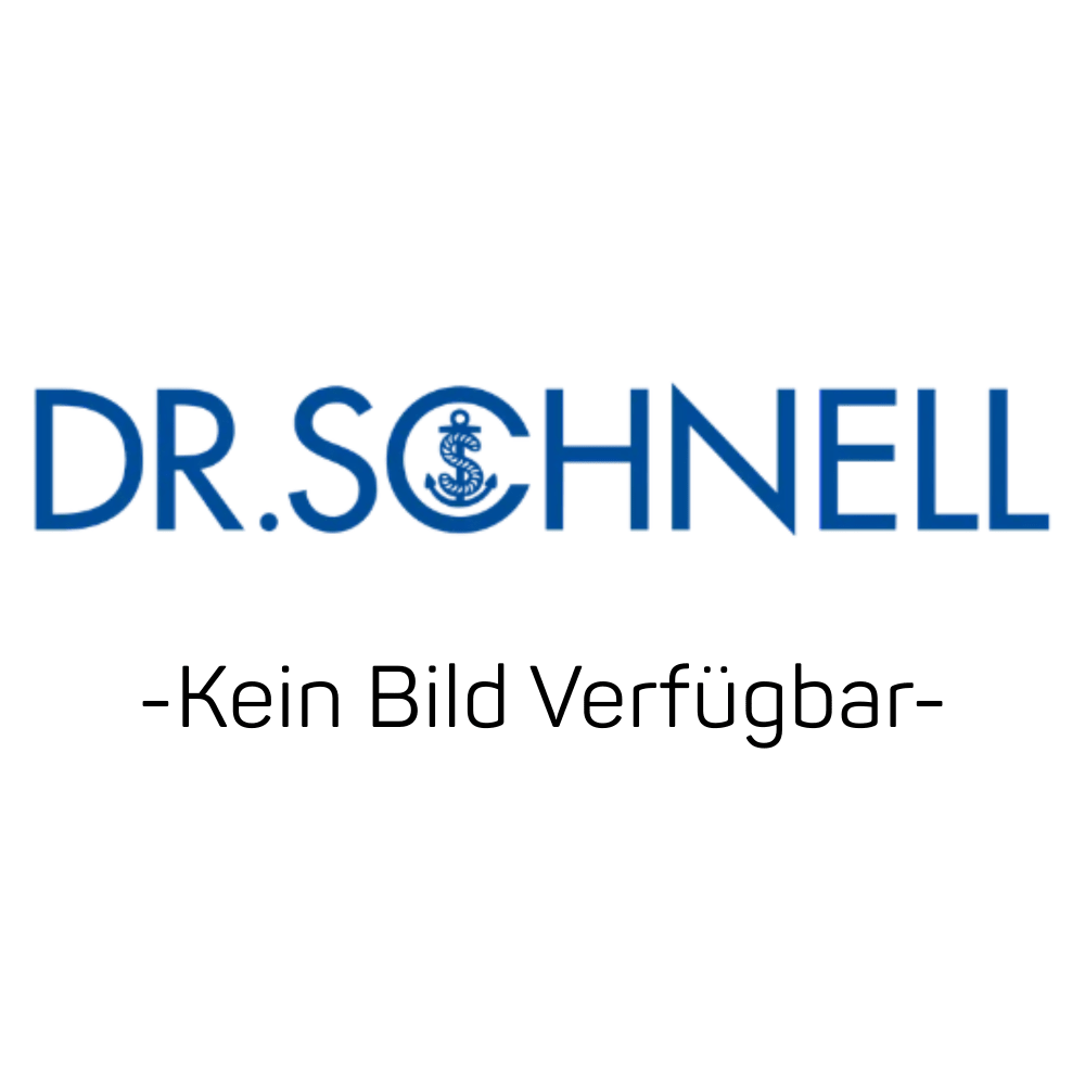 Obraz przedstawia logo DR.SCHNELL GmbH & Co. KGaA z informacją "Brak dostępnego obrazu" dla Dr. Schnell SAMODUO butelki z dozownikiem ochrony skóry, które są przeznaczone do profesjonalnego użytku, na prostym białym tle.