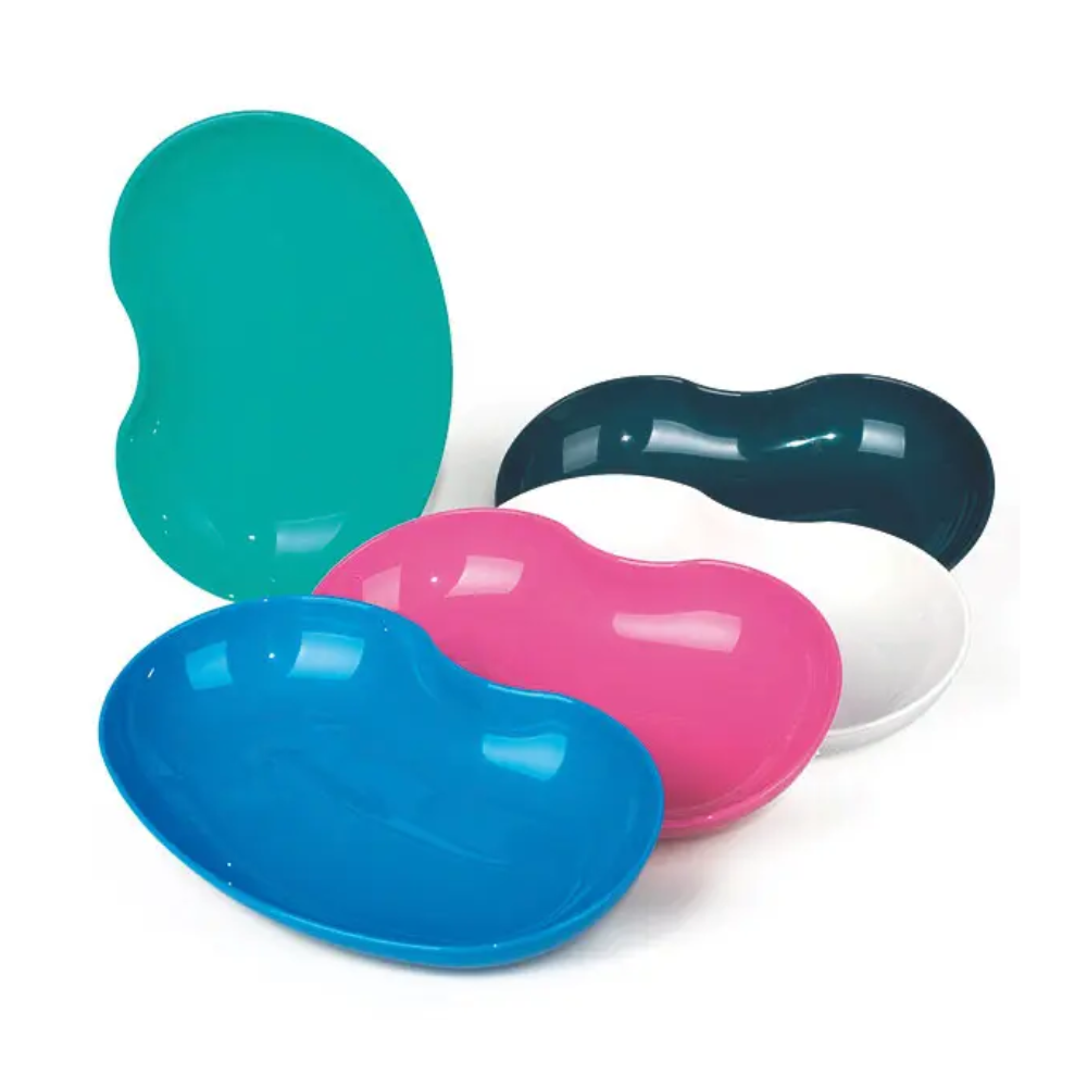 Średnio niebieska uniwersalna miska firmy Servoprax GmbH, wykonana z tworzywa sztucznego dopuszczonego do kontaktu z żywnością i nadająca się do sterylizacji w autoklawie, jest przedstawiona na białym tle. Opakowanie zawiera 1 sztukę.