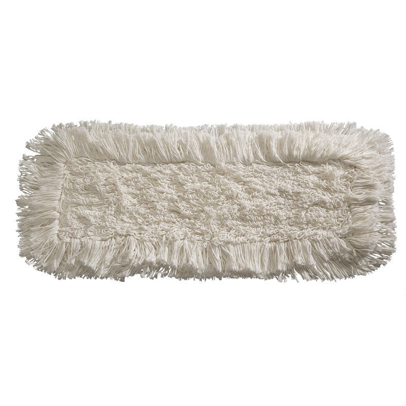 SUPER-FRANSENMOPP 500MM WISCHBEZUG firmy Haug Bürsten KG z 50% poliestru/50% bawełny jest wyposażony w grube włókna frędzlowe do skutecznego czyszczenia podłóg i jest pokazany na jednolitym białym tle.