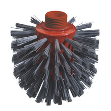 Die METAL DETECT WOLFBÜRSTE von Haug Bürsten KG ist eine zylindrische, graue PBT-Bürste (135xø120mm) mit harten, ø0,60mm starken Borsten und einem Gewindeaufsatz zur Befestigung - ideal für den Einsatz in der Lebensmittelindustrie.