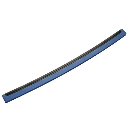 ZAPASOWA GUMOWA WARGA, 1-wargowa guma spożywcza (700x20x22mm) od Haug Bürsten KG jest przedstawiona na białym tle w kolorze niebieskim i czarnym z zakrzywionym wzorem.