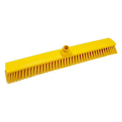 Miotła przemysłowa, miękka, 600x72x50mm od Haug Bürsten KG z miękkimi włosiami i centralnym mocowaniem trzonka, idealna do wszechstronnych zadań czyszczących, przedstawiona na białym tle.