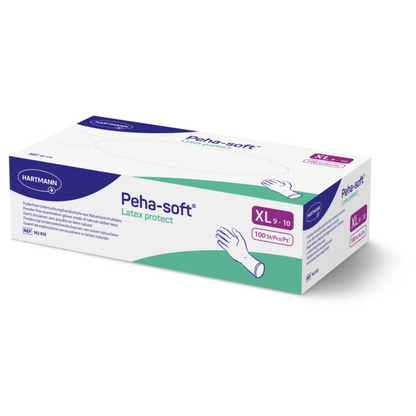 Hartmann Peha-soft® Latex protect, bezpudrowa rękawiczka diagnostyczna, rozmiar XL
