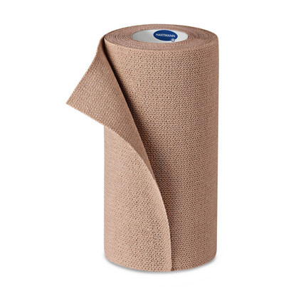 Hartmann Pütter-haft, spójny bandaż o krótkim naciągu, 12 cm x 5 m, pojedynczo w pudełku kartonowym