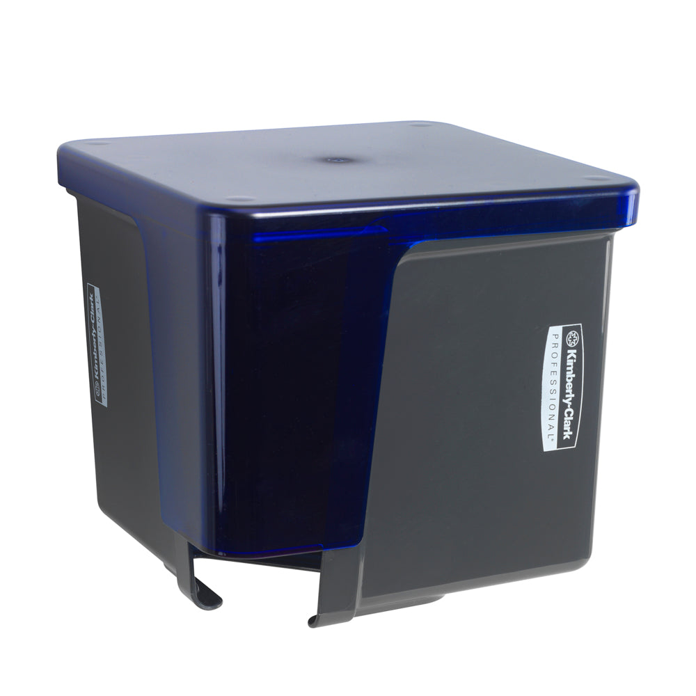 Der Kimberly-Clark Professional™ Wischtuch-Spender - Viertelgefaltet in Grau von Kimberly-Clark GmbH ist ein wandmontierter, rechteckiger Spender zur hygienischen Entnahme von viertelgefalteten Wischtüchern.