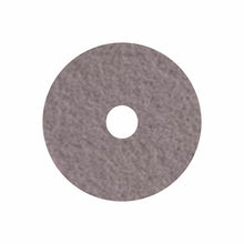 Arcora Kristallisationspad do marmuru i kamienia od Arcora International GmbH to szara, strukturalna tarcza o średnicy 17" (432 mm) z otworem środkowym, odpowiednia do maszyn o prędkości do 175 obr./min, przedstawiona na białym tle. Opakowanie zawiera 5 sztuk.