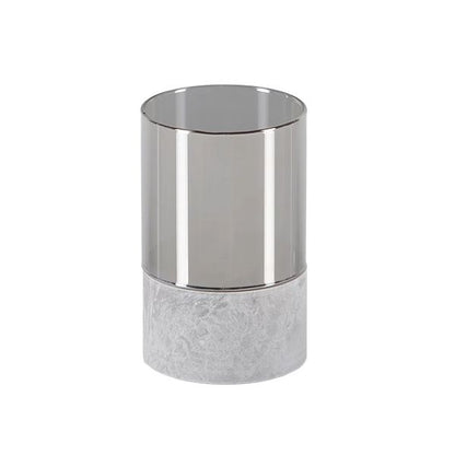 Papstar Świeca LED Securit® Ø 8 cm szara „Gracia”