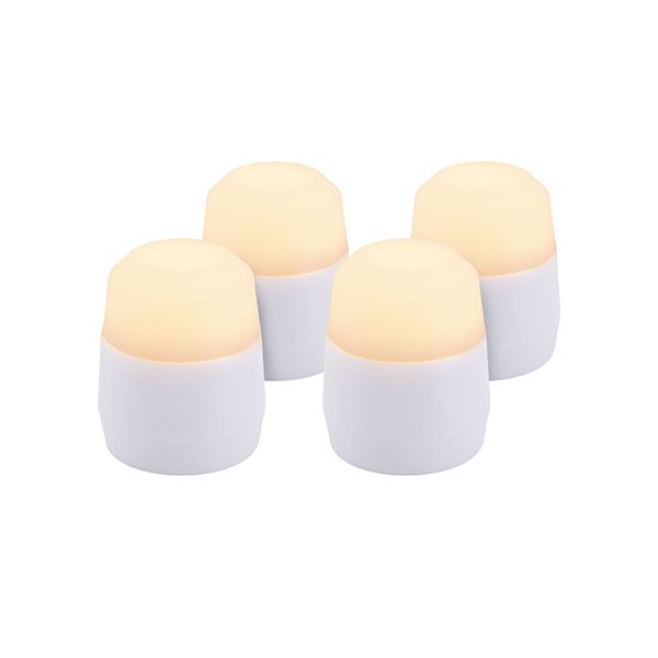 Papstar Zestaw uzupełniający do podgrzewaczy LED Securit® 4 Ø 4 cm x 5 cm „Amsterdam” czas świecenia 12-40 godzin